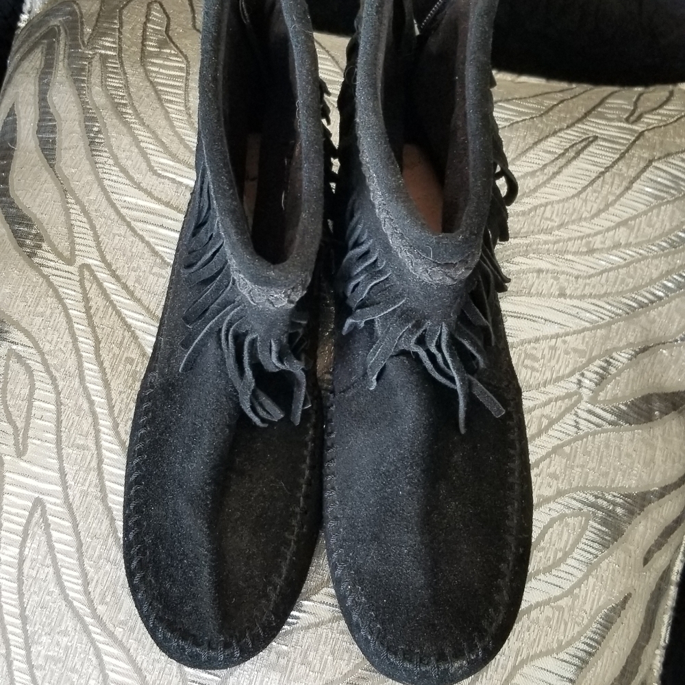 Suede ankle boots